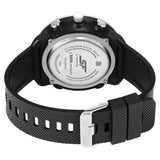 SF Zest Quartz Analog Digital Dial Black Polyurethane Strap Watch For Men 77131pp02w