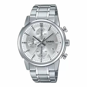 CASIO Enticer Silver Dial Analog Watch MEN MTP-E510D-7AVDF - A2305 - KRISHNA WATCH COMPANY