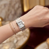 Seiko Ladies Dress Watch in Rose Gold-tone with Roman Numeral Dial - HGG002P1