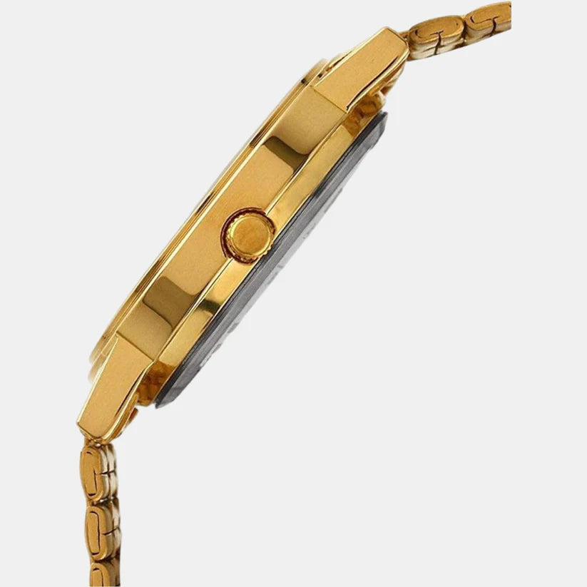 Timex Men's Champagne Analog Stainless Steel Watch A503