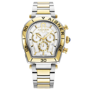 AIGNER TRAPANI CHRONO WATCH FOR MEN AIAGW267003W - KRISHNA WATCH COMPANY