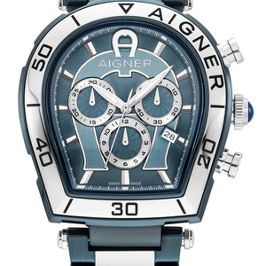 AIGNER TRAPANI CHRONO WATCH FOR MEN AIAGW267005W - KRISHNA WATCH COMPANY