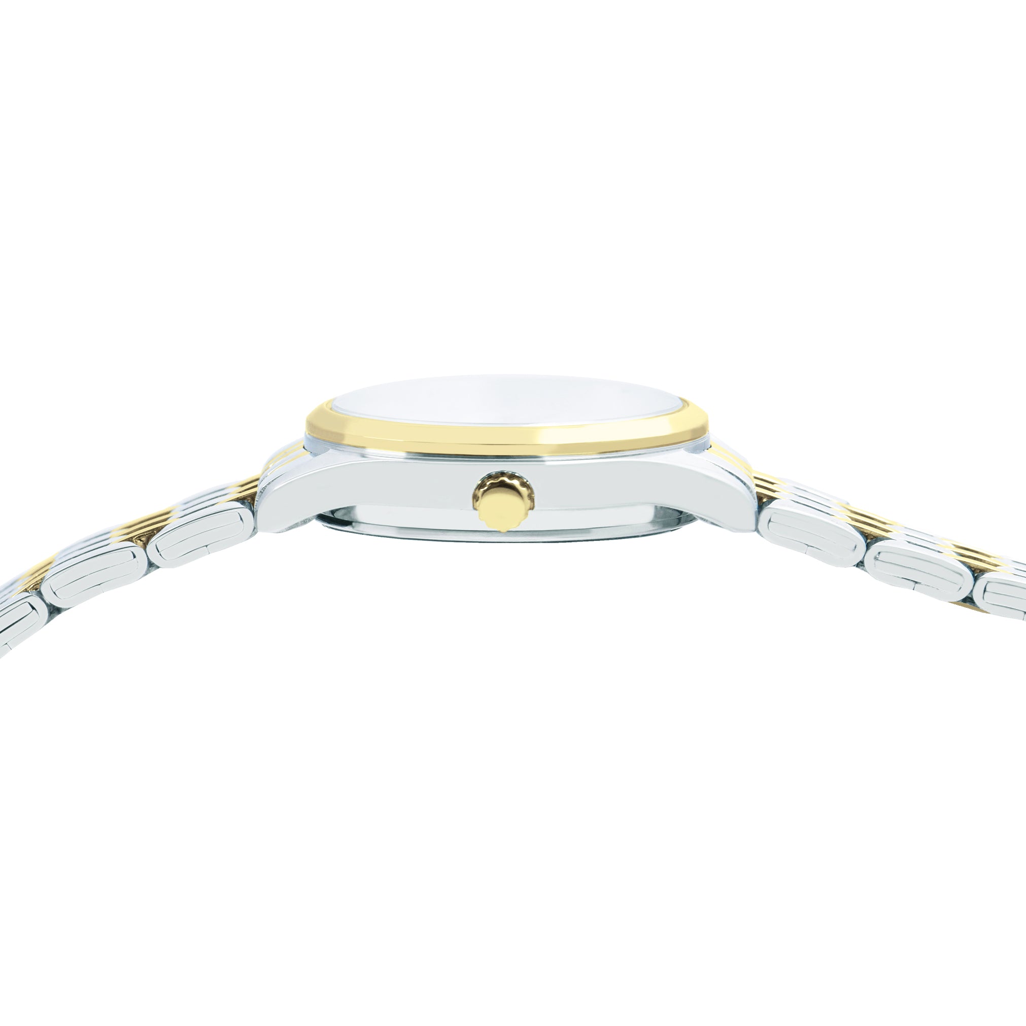Alba Women Silver & Gold Gradient Shimmer Dial Watch AH7EY6X1 - KRISHNA WATCH COMPANY