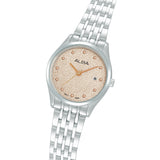Alba Women Sparkling Champagne Shimmer Dial Watch AH7EY9X1 - KRISHNA WATCH COMPANY