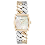 Anne Klein Quartz Analog Mother Of Pearl Dial Metal Strap Watch For Women ak5123mptt
