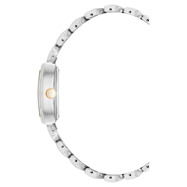 Anne Klein Quartz Analog Mother Of Pearl Dial Metal Strap Watch For Women ak5123mptt