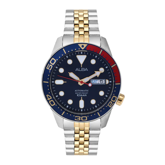 ALBA Blue Dial Mechanical AL4185X1