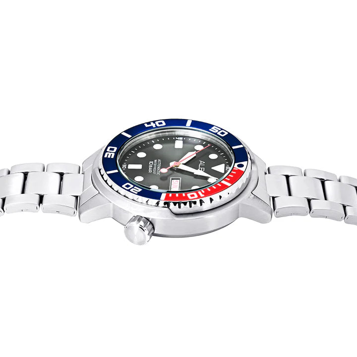 ALBA Mechanical Black Men 43mm Watch Automatic AL4247X1 - KRISHNA WATCH COMPANY