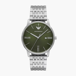 Emporio Armani Three-Hand Date Stainless Steel Watch - AR11644 - KRISHNA WATCH COMPANY