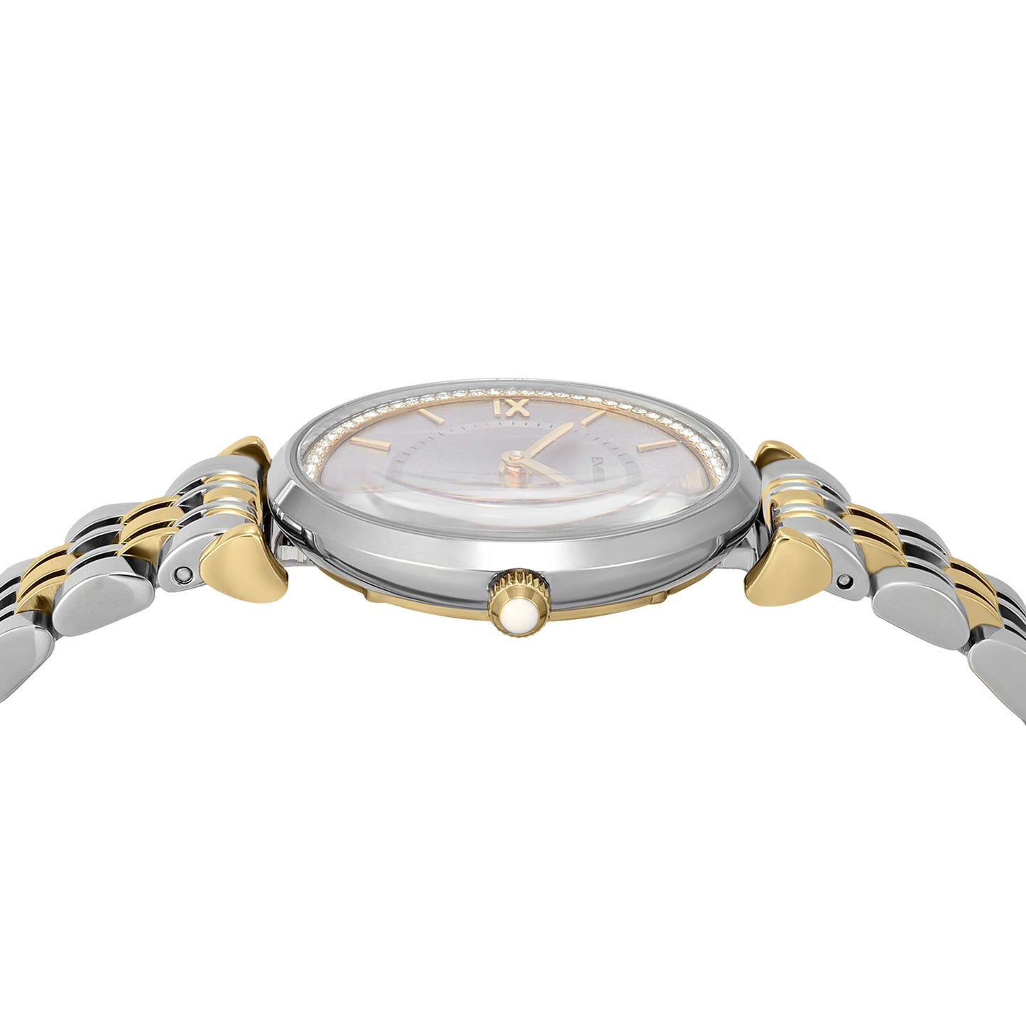 Emporio Armani Two-Tone Stainless Steel Brown Dial Watch AR11702
