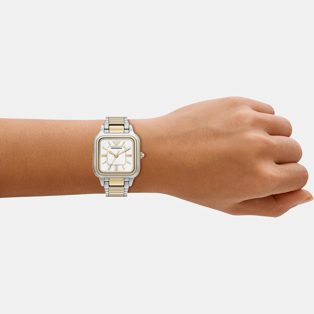 Emporio Armani Women Quartz White Dial Analog Watch AR11745 - KRISHNA WATCH COMPANY