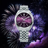 ALBA Signature Purple Gradation Dial Quartz Watch AS9W37X1