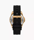 Armani Exchange Three-Hand Date Black Silicone Watch AX1954 - KRISHNA WATCH COMPANY