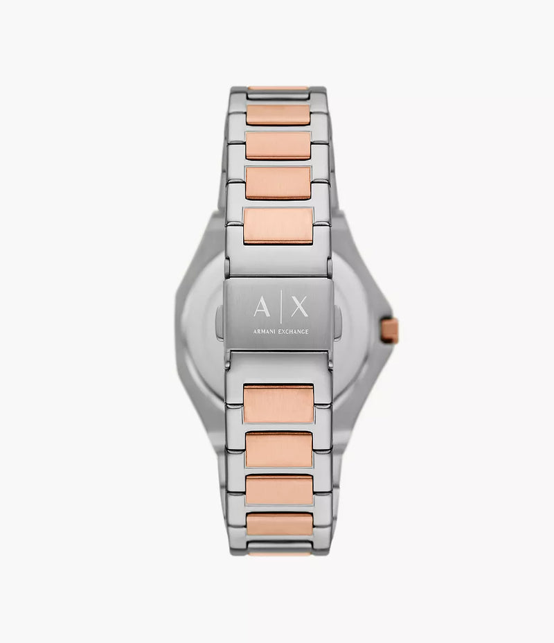 Armani Exchange Three-Hand Two-Tone Stainless Steel Watch AX4607
