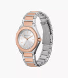 Armani Exchange Three-Hand Two-Tone Stainless Steel Watch AX4607