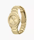 Armani Exchange Three-Hand Gold-Tone Stainless Steel Watch AX4608 - KRISHNA WATCH COMPANY