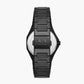 Armani Exchange Three-Hand Black Stainless Steel Watch AX4609