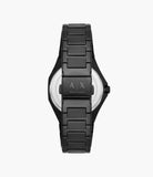 Armani Exchange Three-Hand Black Stainless Steel Watch AX4609 - KRISHNA WATCH COMPANY
