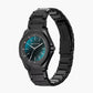 Armani Exchange Three-Hand Black Stainless Steel Watch AX4609