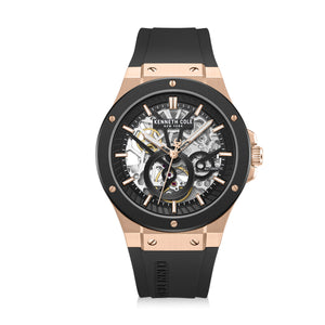 Kenneth Cole Bleecker Man Mechanical Watch KCWGZ0080802 - KRISHNA WATCH COMPANY