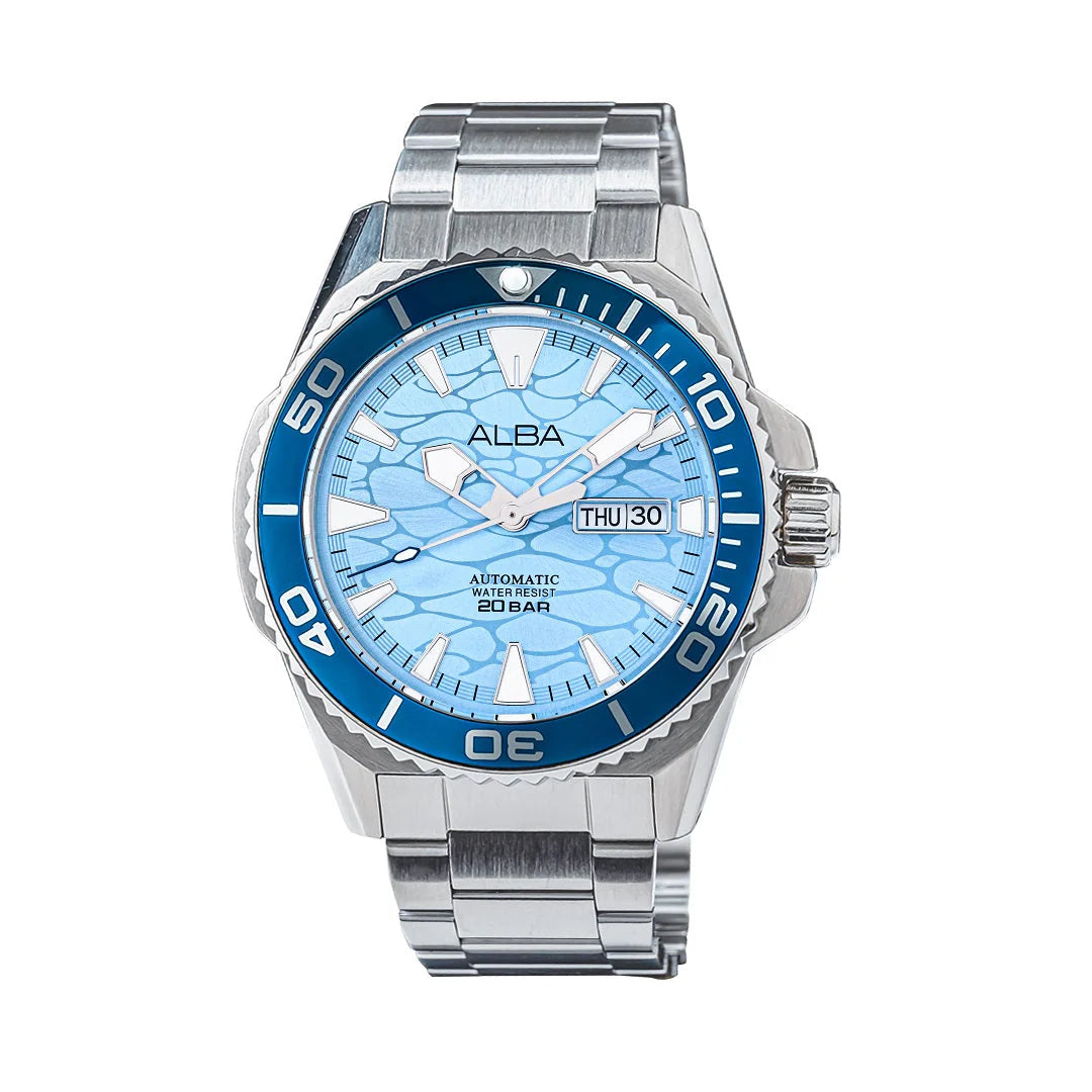 Alba Blue Dial Automatic Watch -A3B023X1