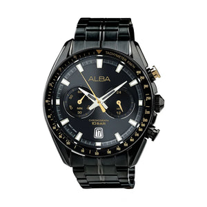 Alba Black Dial Chronograph Watch A4B013X1 - KRISHNA WATCH COMPANY