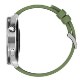 NoiseFit Halo Limited Edition 1.43" AMOLED Display, Bluetooth Calling Round Dial Smart Watch, Premium Metallic Build, Always on Display, Smart Gesture Control, 100 Sports Modes (Jade Alloy)