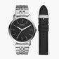 Fossil Luther 3H Three-Hand Interchangeable Strap Gift Set - BQ2466SET