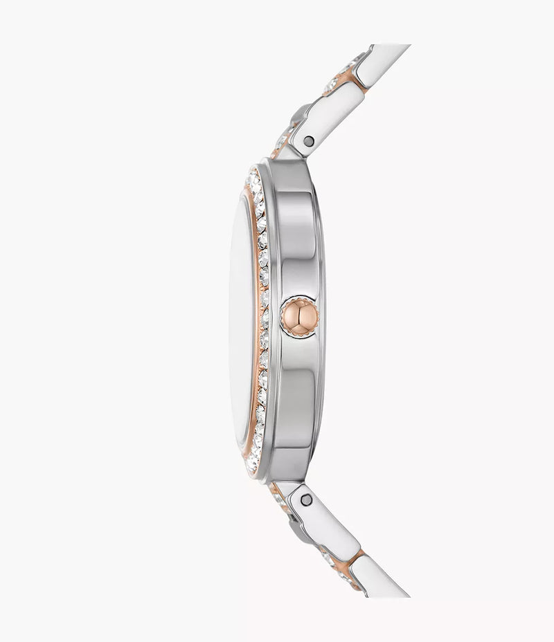 Karli Three-Hand Two-Tone Stainless Steel Watch BQ3952 - KRISHNA WATCH COMPANY