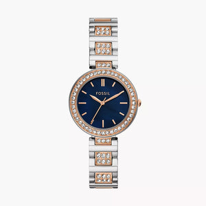Karli Three-Hand Two-Tone Stainless Steel Watch BQ3952 - KRISHNA WATCH COMPANY