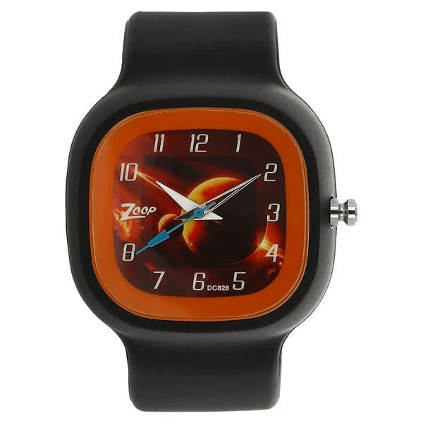 Zoop Analog Watch with Brown Dial & Black Strap for Boys Kids, from House of Titan nuc3030pp05w