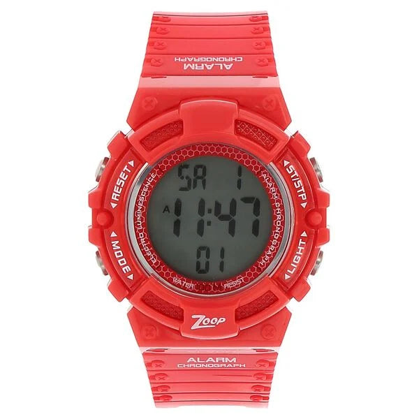 Zoop By Titan Digital Dial PU Strap Watch for Kids 4040pp02