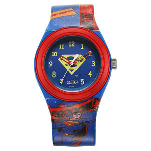 Zoop by Titan Justice League Quartz Analog Blue Dial Polyurethane Strap Watch for Kids C4048PP56 - KRISHNA WATCH COMPANY