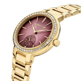 Cerruti 1881 Quartz Multifunction Red Dial Stainless Steel Strap Watch for Women ceciwlg2225604w