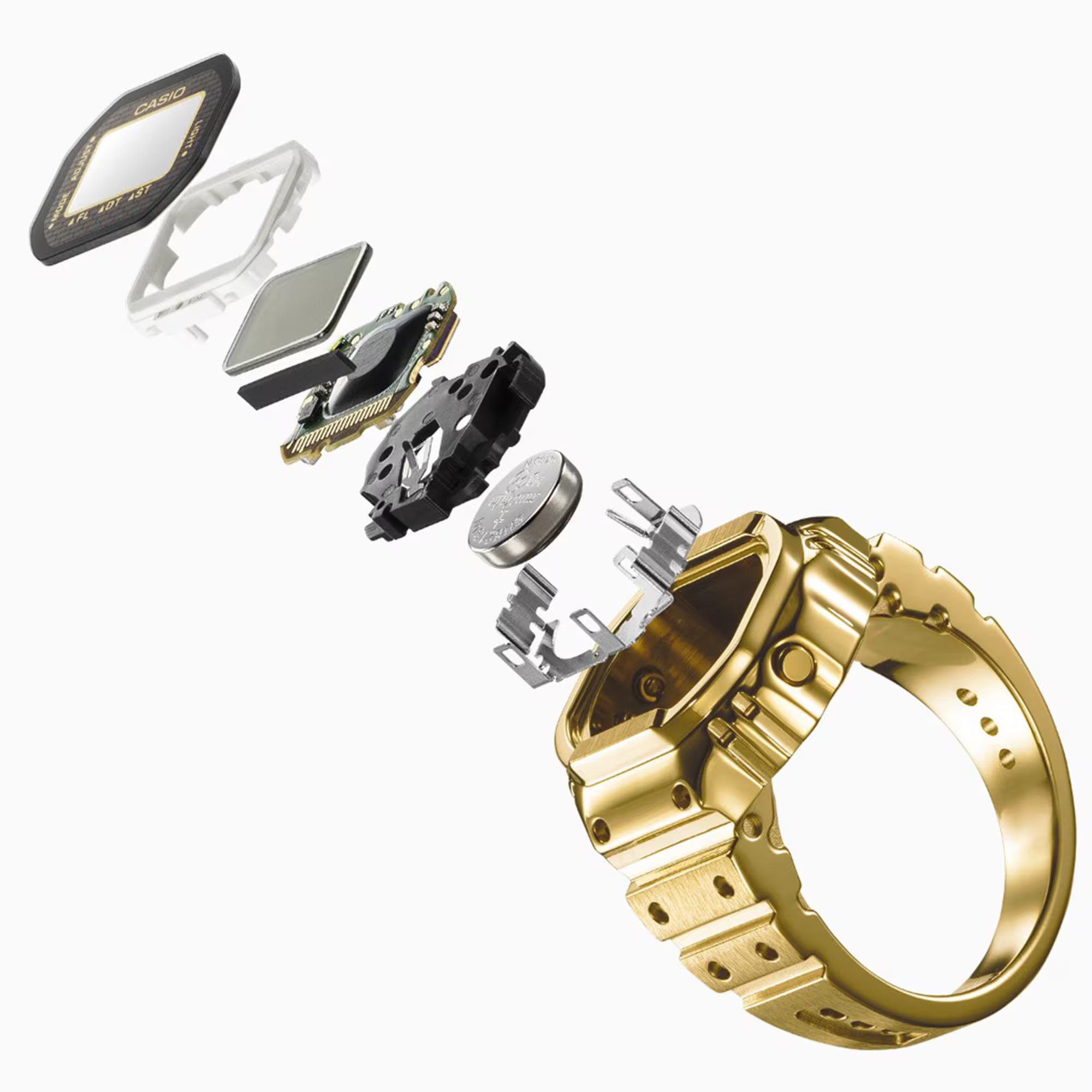 Casio Gold Ring Watch CRW-001G-9