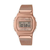Casio Vintage Collection Rose Gold Digital Unisex Watch A1000MPG-9EF - D196