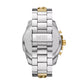 DIESEL  Mega Chief Chrono White Dial Watch - DZ4672