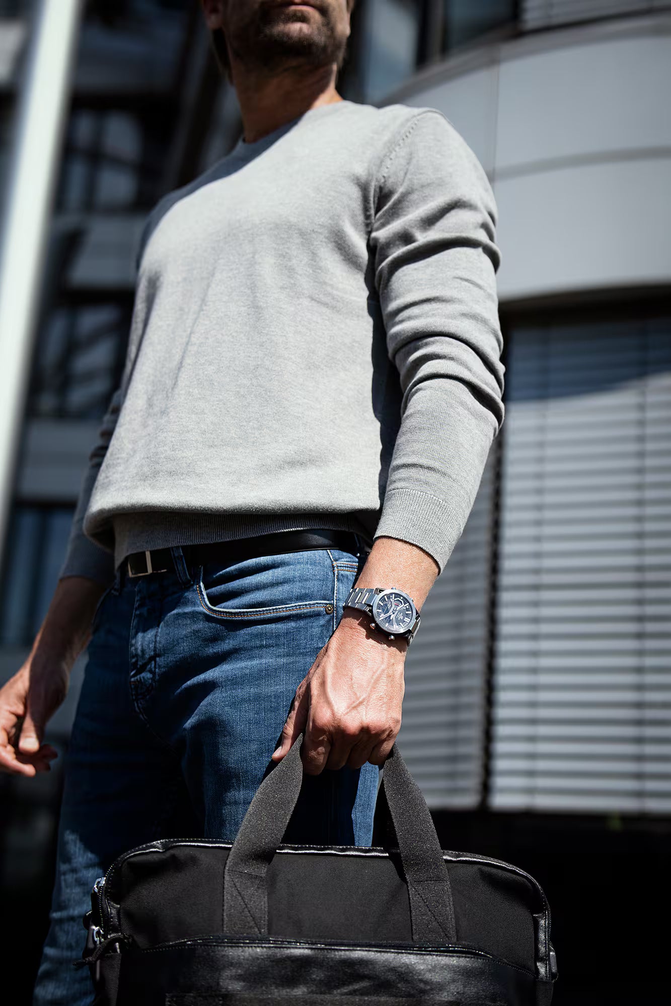 CASIO Edifice Solar Powered Men's Watch  - ECB2000DC-1ADF - ED565