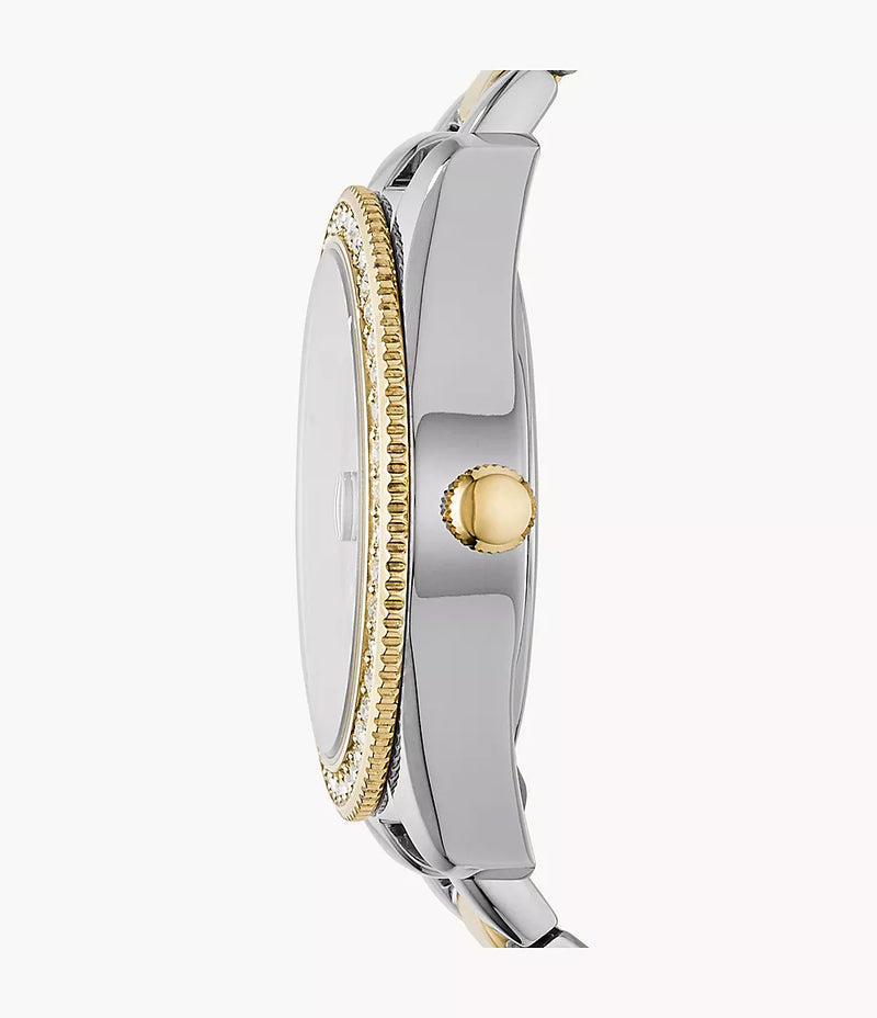 Scarlette Mini Three-Hand Date Two-Tone Stainless Steel Watch ES4319 - KRISHNA WATCH COMPANY