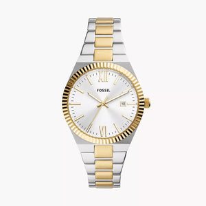 Scarlette Three-Hand Date Two-Tone Stainless Steel Watch ES5259 - KRISHNA WATCH COMPANY