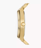 FOSSIL Scarlette Three-Hand Date Gold-Tone Stainless Steel Watch ES5299