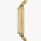 FOSSIL Raquel Three-Hand Date Gold-Tone Stainless Steel Watch  ES5304