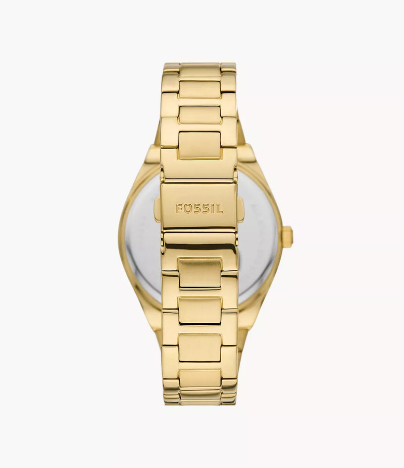 FOSSIL Scarlette Three-Hand Gold-Tone Stainless Steel Watch ES5325