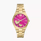 FOSSIL Scarlette Three-Hand Gold-Tone Stainless Steel Watch ES5325