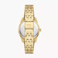 FOSSIL Scarlette Three-Hand Date Gold-Tone Stainless Steel Watch  ES5338