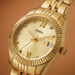 FOSSIL Scarlette Three-Hand Date Gold-Tone Stainless Steel Watch  ES5338