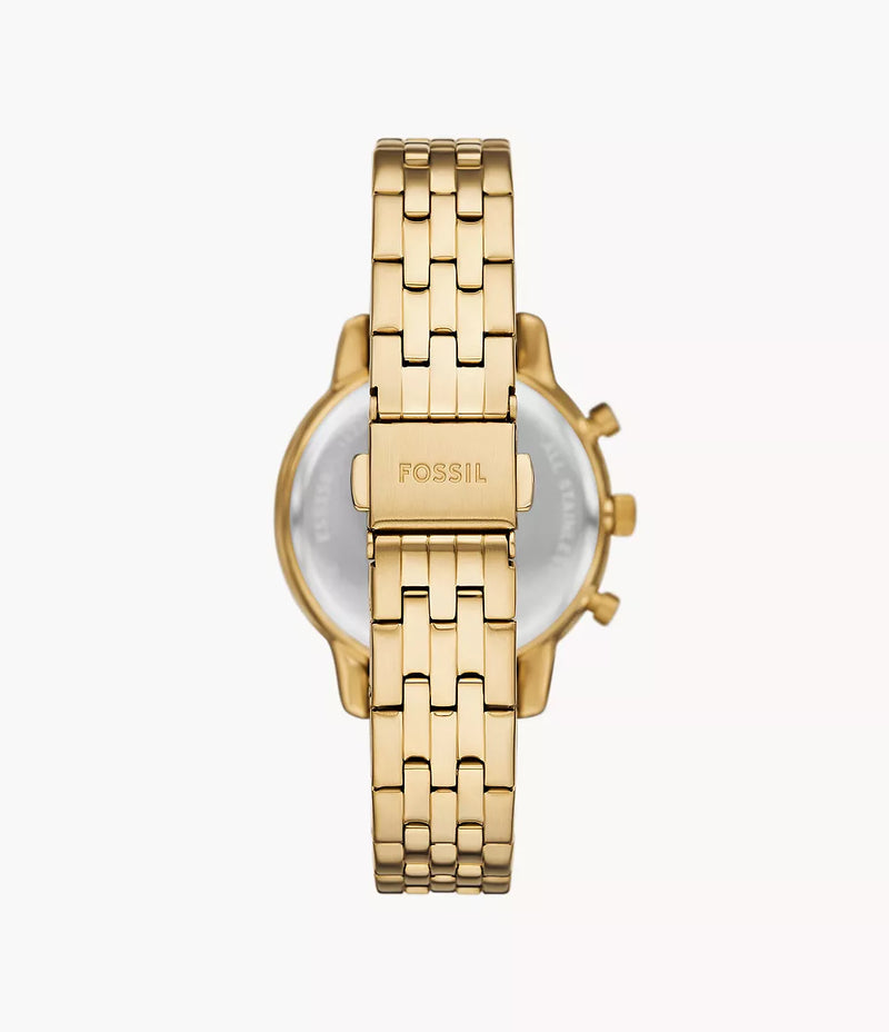 FOSSIL Neutra Chronograph Gold-Tone Stainless Steel Watch ES5358 - KRISHNA WATCH COMPANY