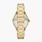 Fossil Gilmore Three-Hand Date Gold-Tone Stainless Steel Watch - ES5395