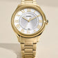 Fossil Gilmore Three-Hand Date Gold-Tone Stainless Steel Watch - ES5395