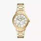 Fossil Gilmore Three-Hand Date Gold-Tone Stainless Steel Watch - ES5395
